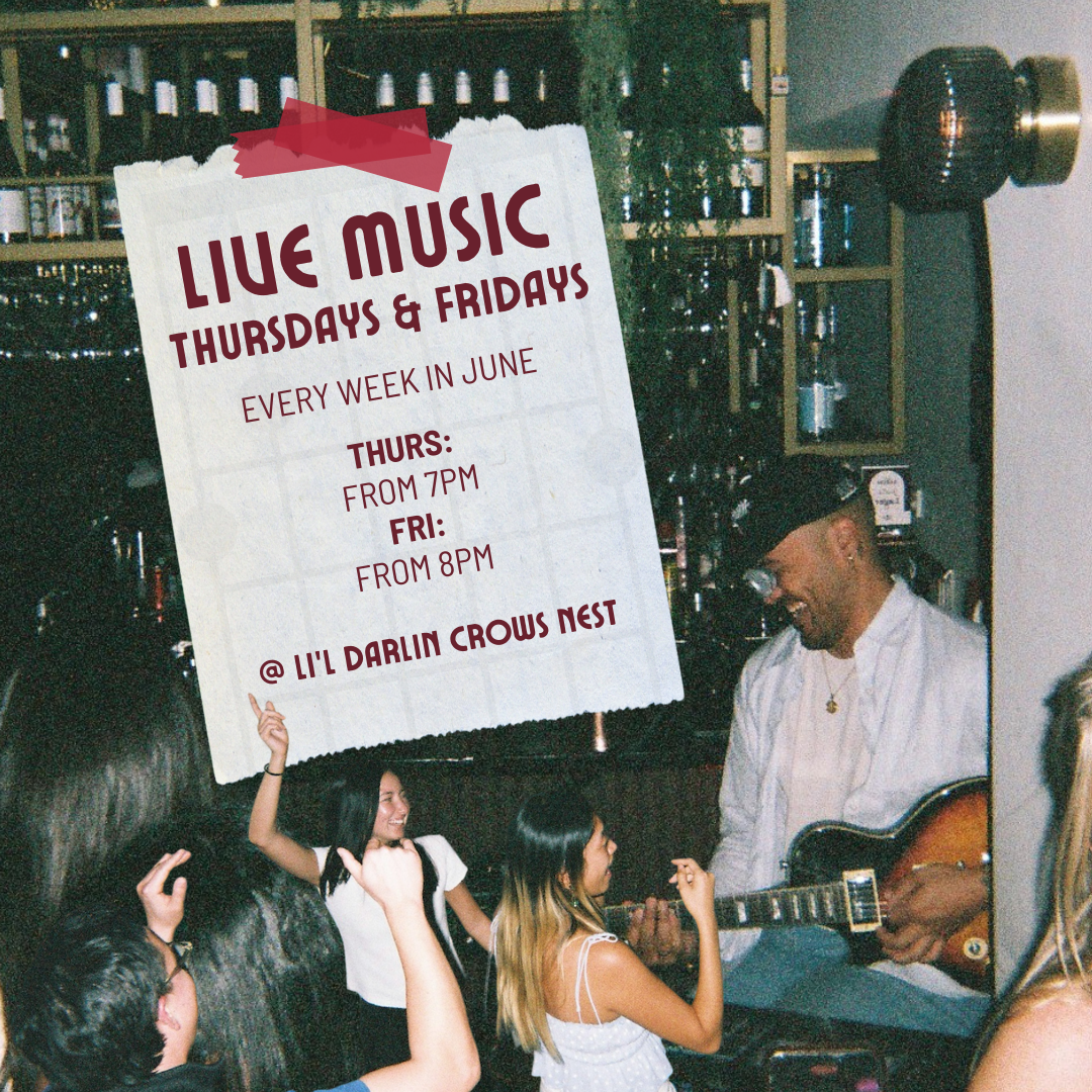 Live Music Thursday & Friday flyer